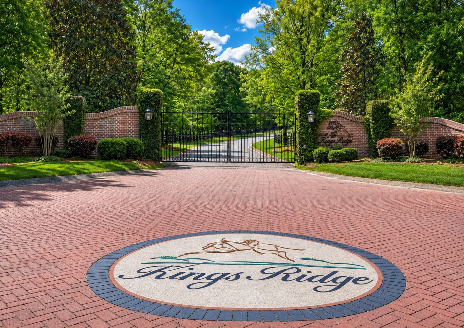 Kings Ridge entrance sign